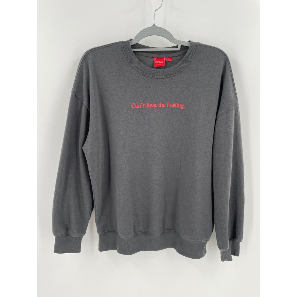 Coca Cola Polar Bears Sweatshirt Classic S Charcoal Graphic Festive Holiday